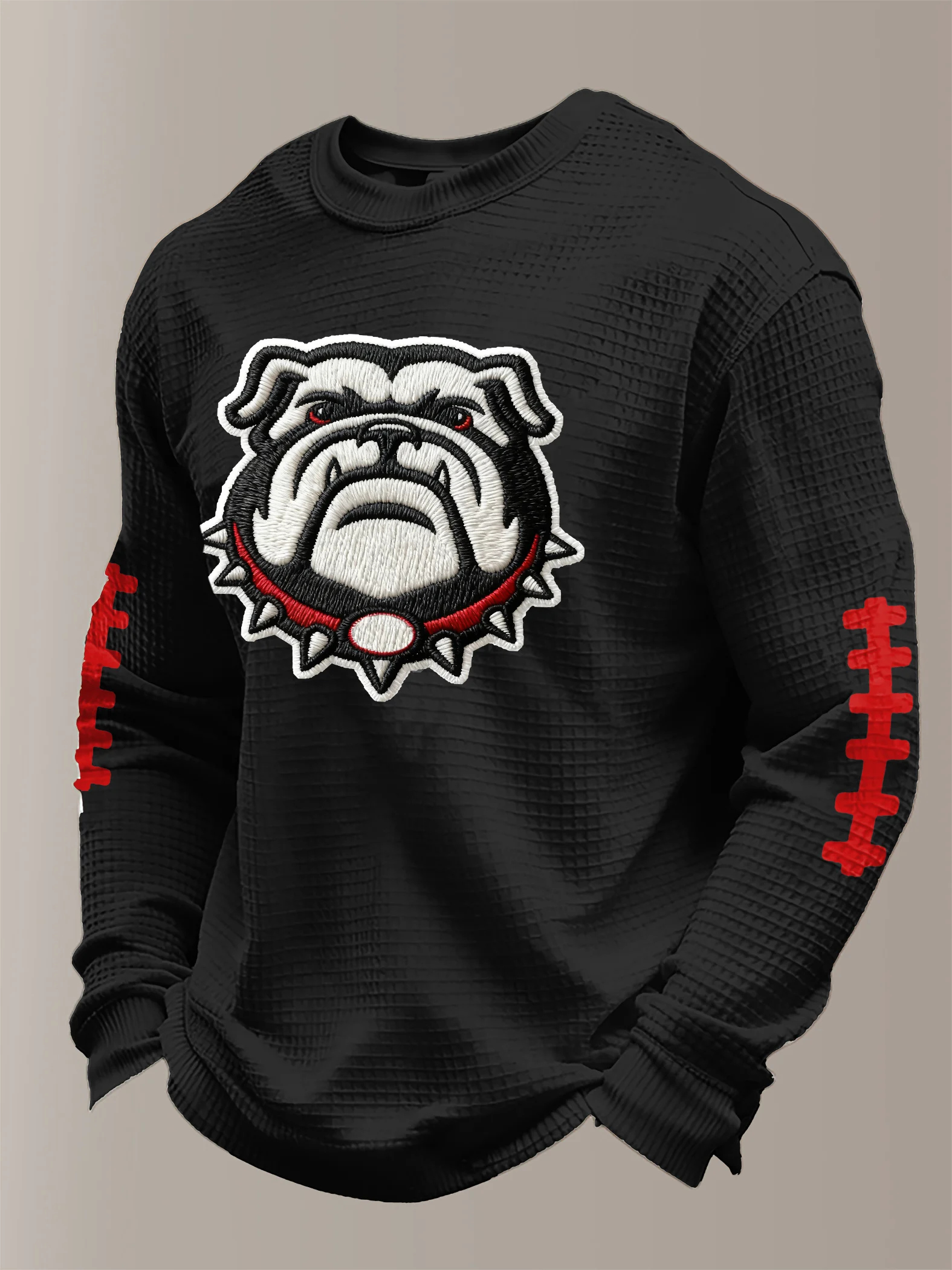 Men's Casual Printed Long-Sleeved Top