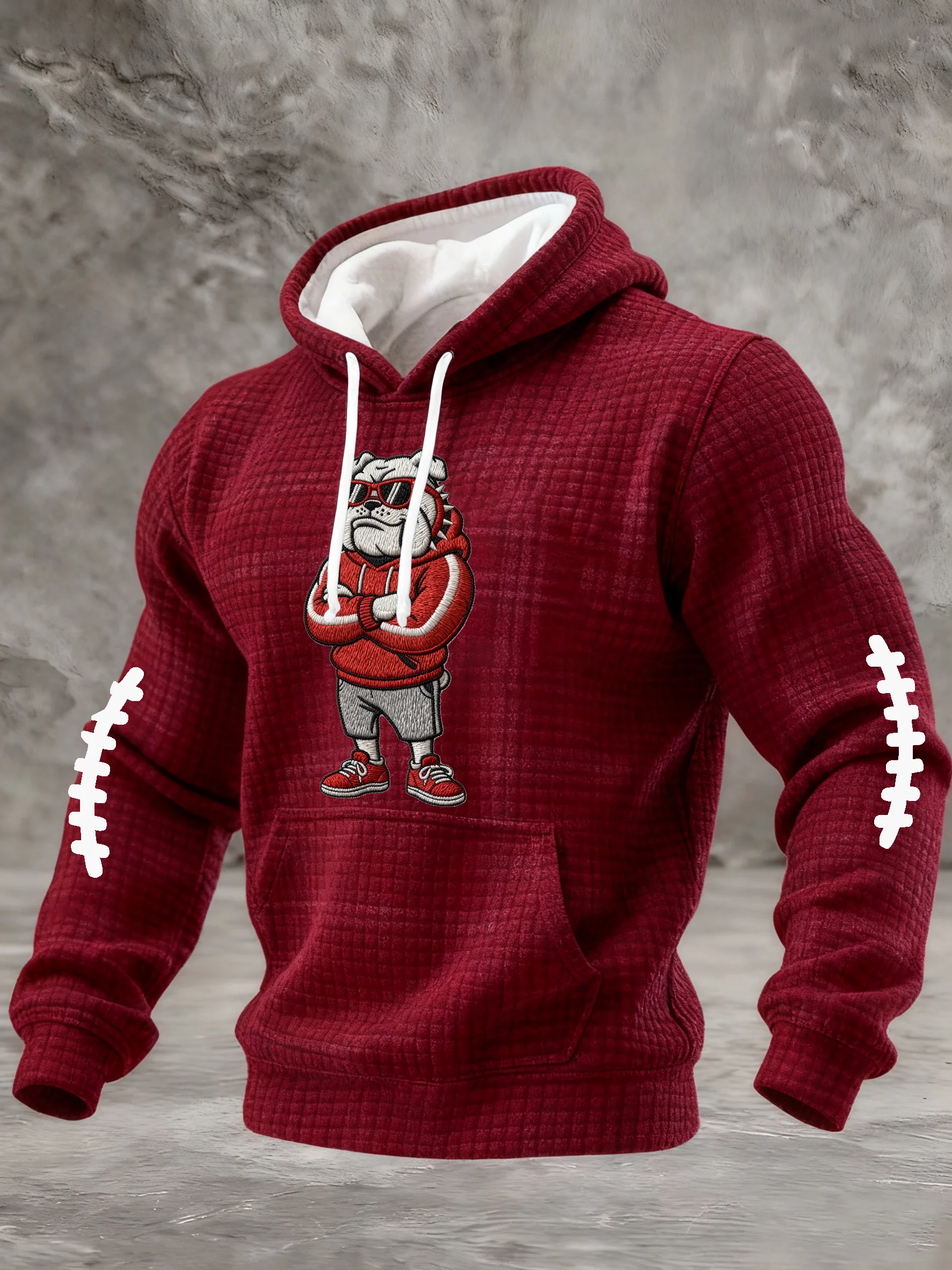 Men's Casual Rugby Print Sweatshirt