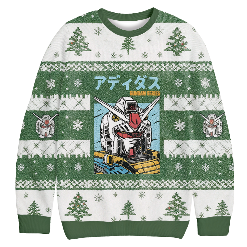 Mobile Suit Gundam Vintage Japanese Christmas Ugly Sweatshirt