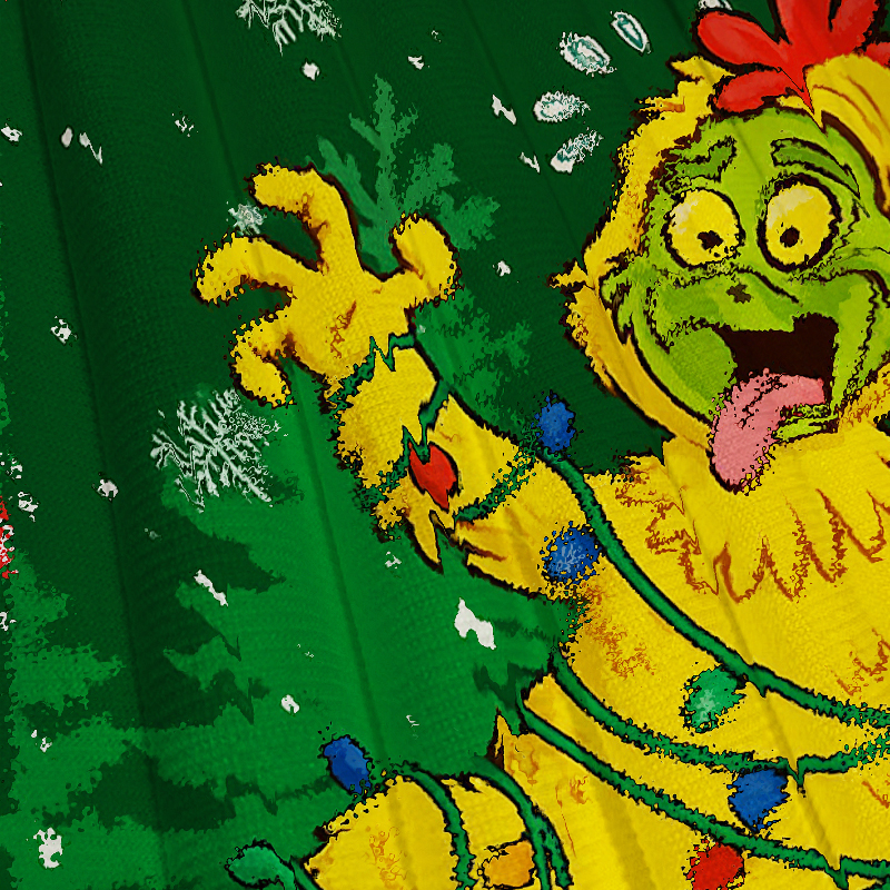 F-Caw-F Chicken Christmas Ugly Sweatshirt