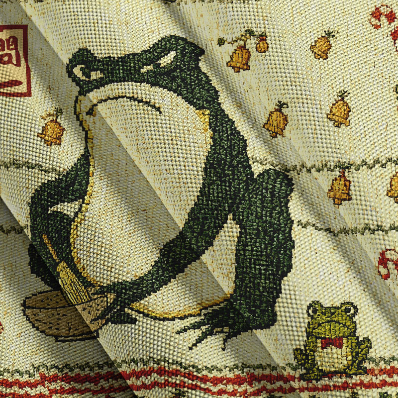 Matsumoto Hoji Japanese Frog Christmas Ugly Sweatshirt