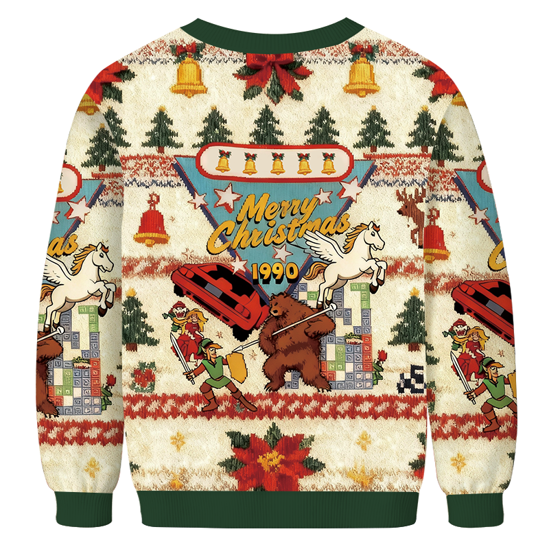 1990 World Championships Christmas Ugly Sweatshirt