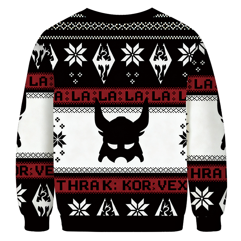 Funny Mask Christmas Ugly Sweatshirt