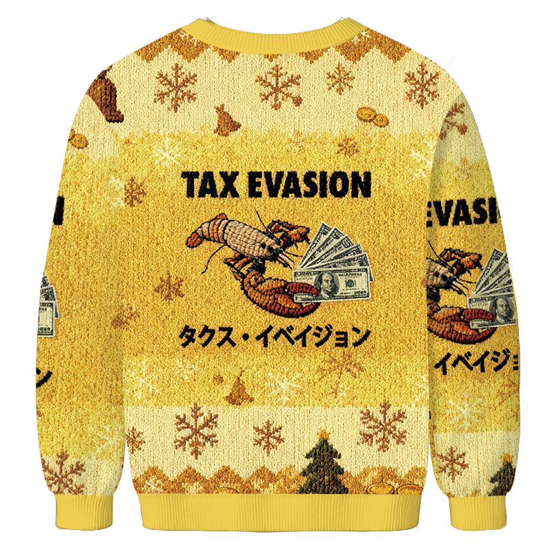 Tux Evasion Funny Christmas Ugly Sweatshirt