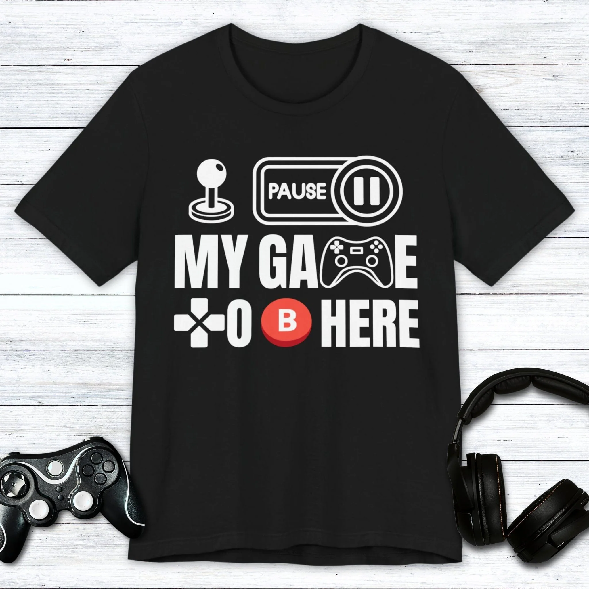 I Paused My Game to be Here (Controller) T-shirt