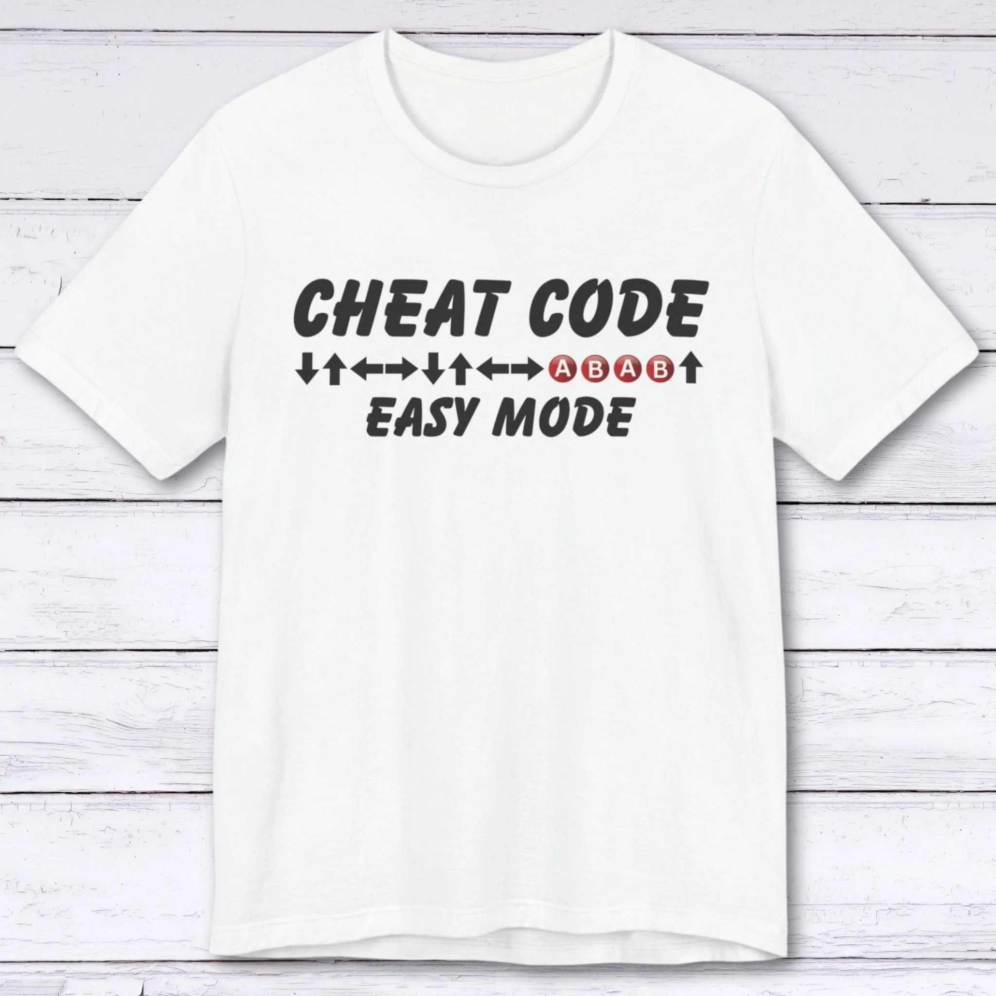 Cheat Code (Easy Mode) Gaming T-shirt
