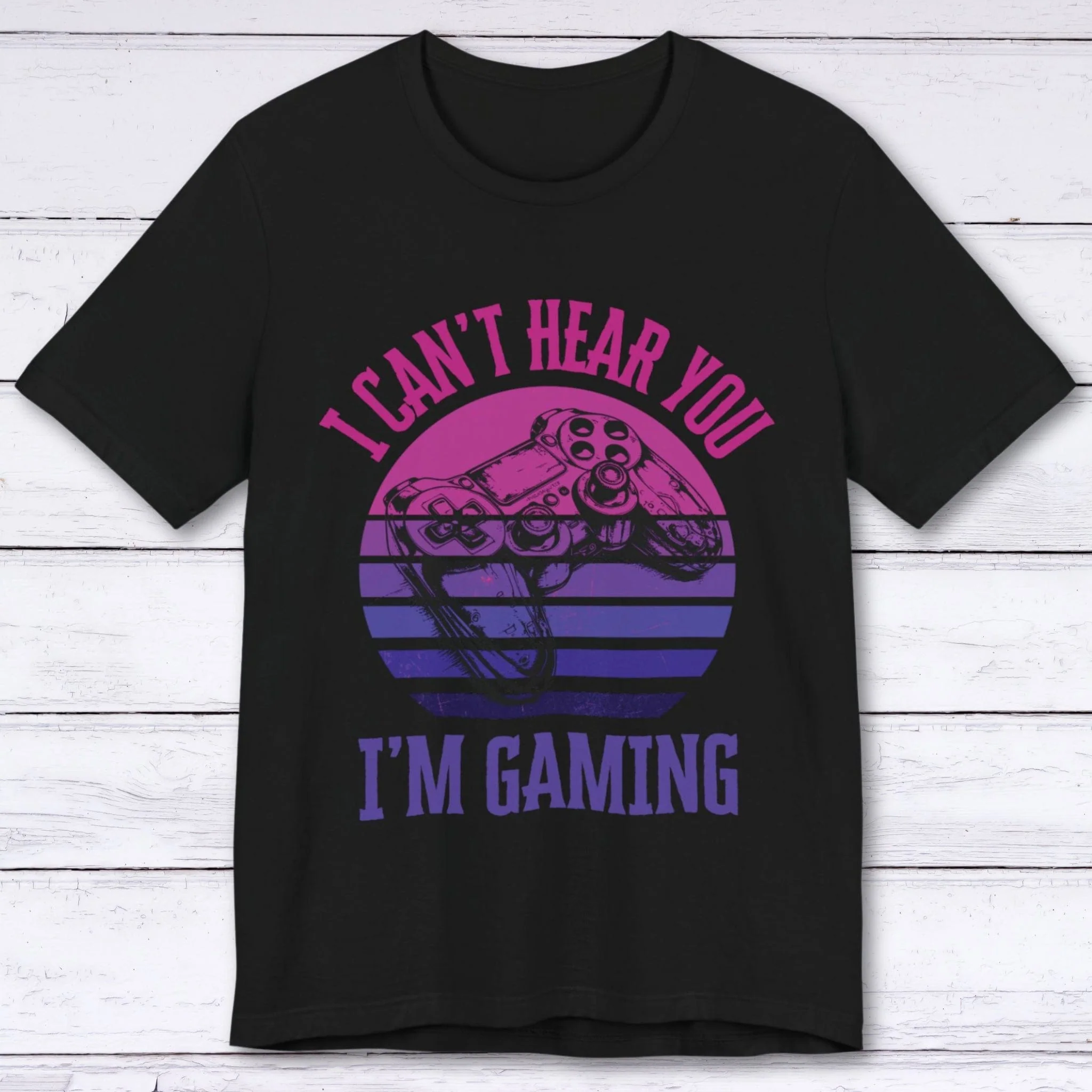 I'm Gaming: Purple Sunset T-shirt