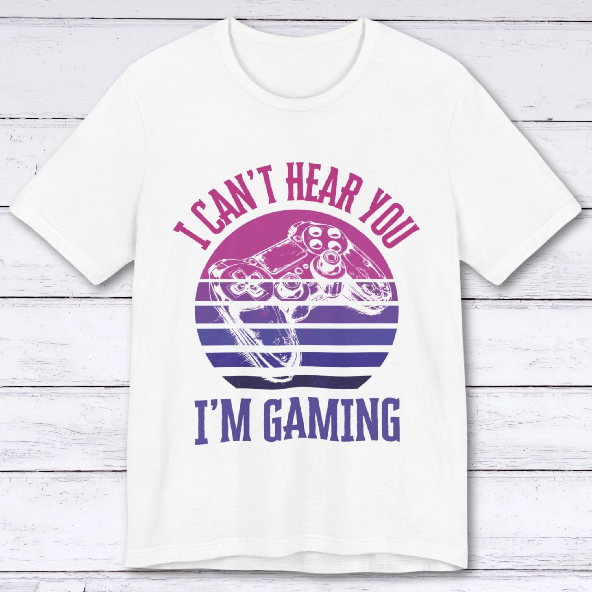 I'm Gaming: Purple Sunset T-shirt