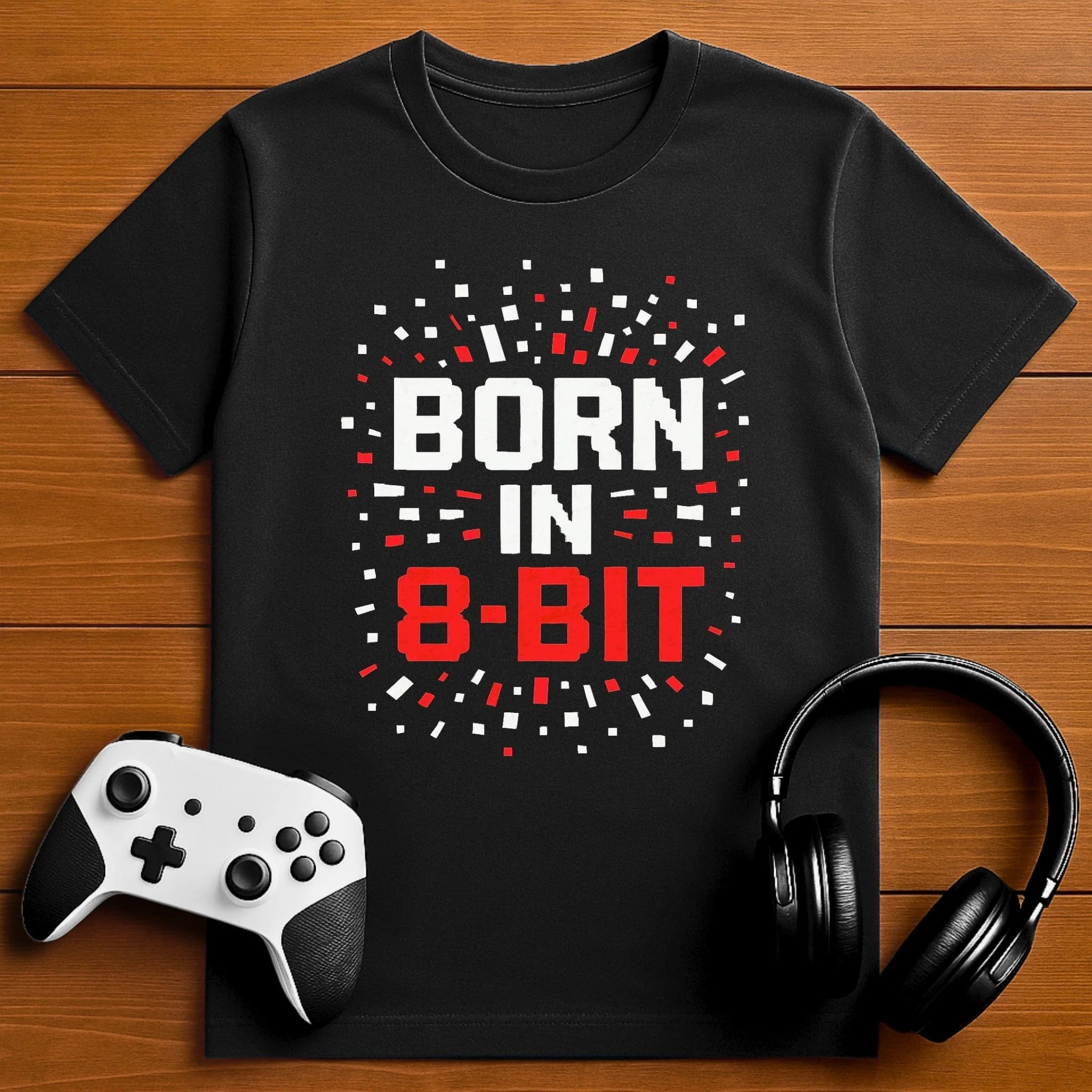 Born in 8 Bit T-shirt