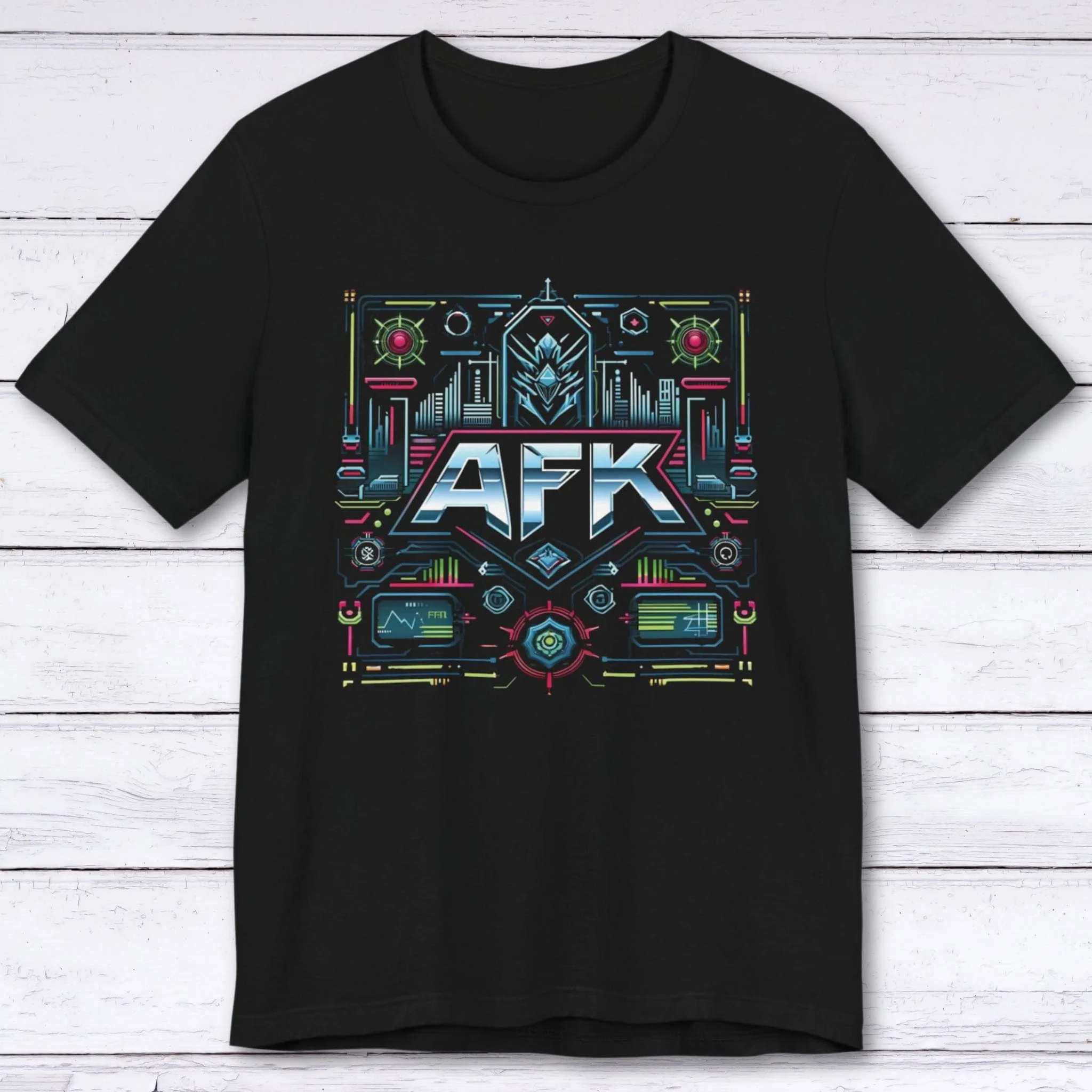 AFK Dystopian Cyberpunk T-shirt