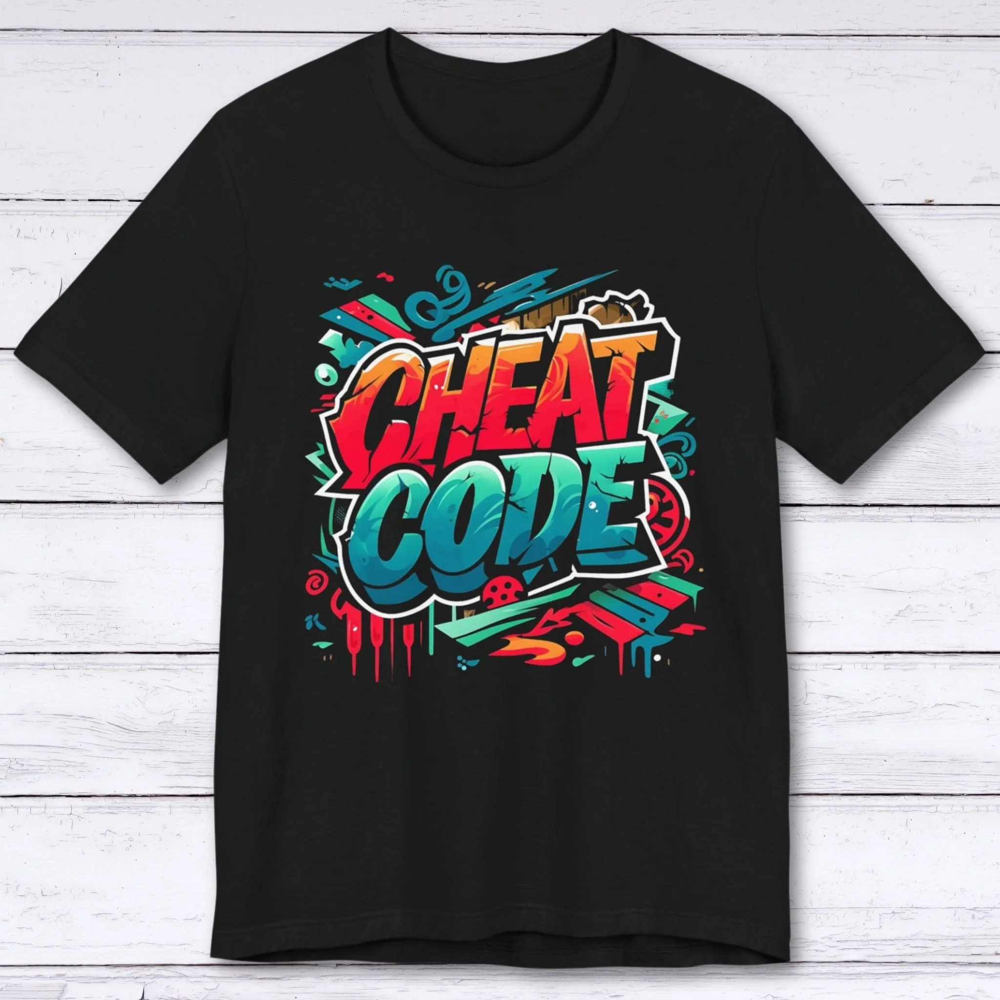 Cheat Code Graffiti Bomb T-shirt