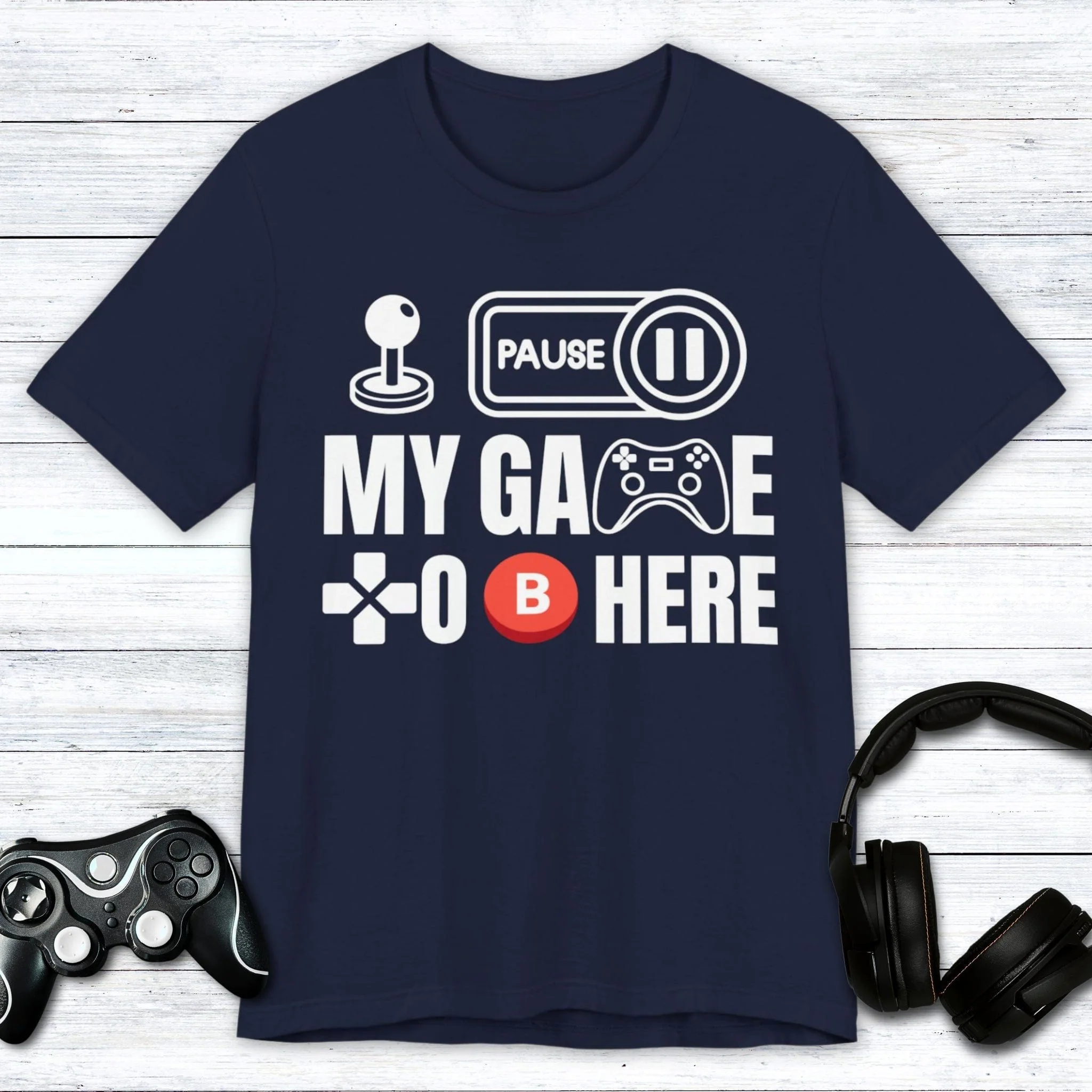 I Paused My Game to be Here (Controller) T-shirt