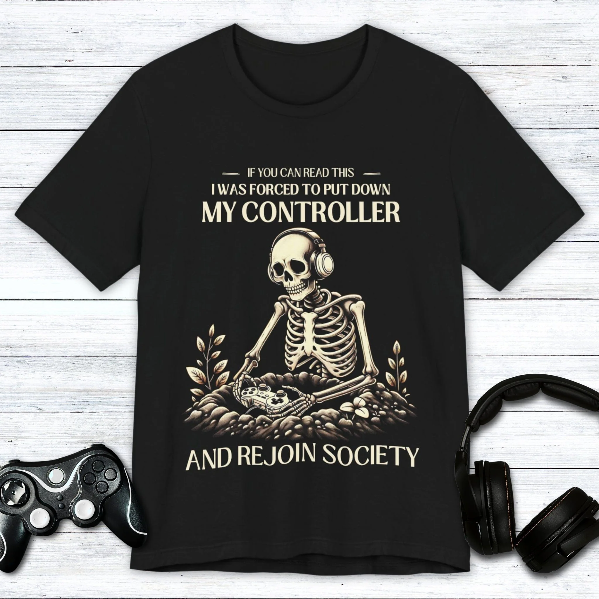 Controller Down, Reentering Society T-shirt