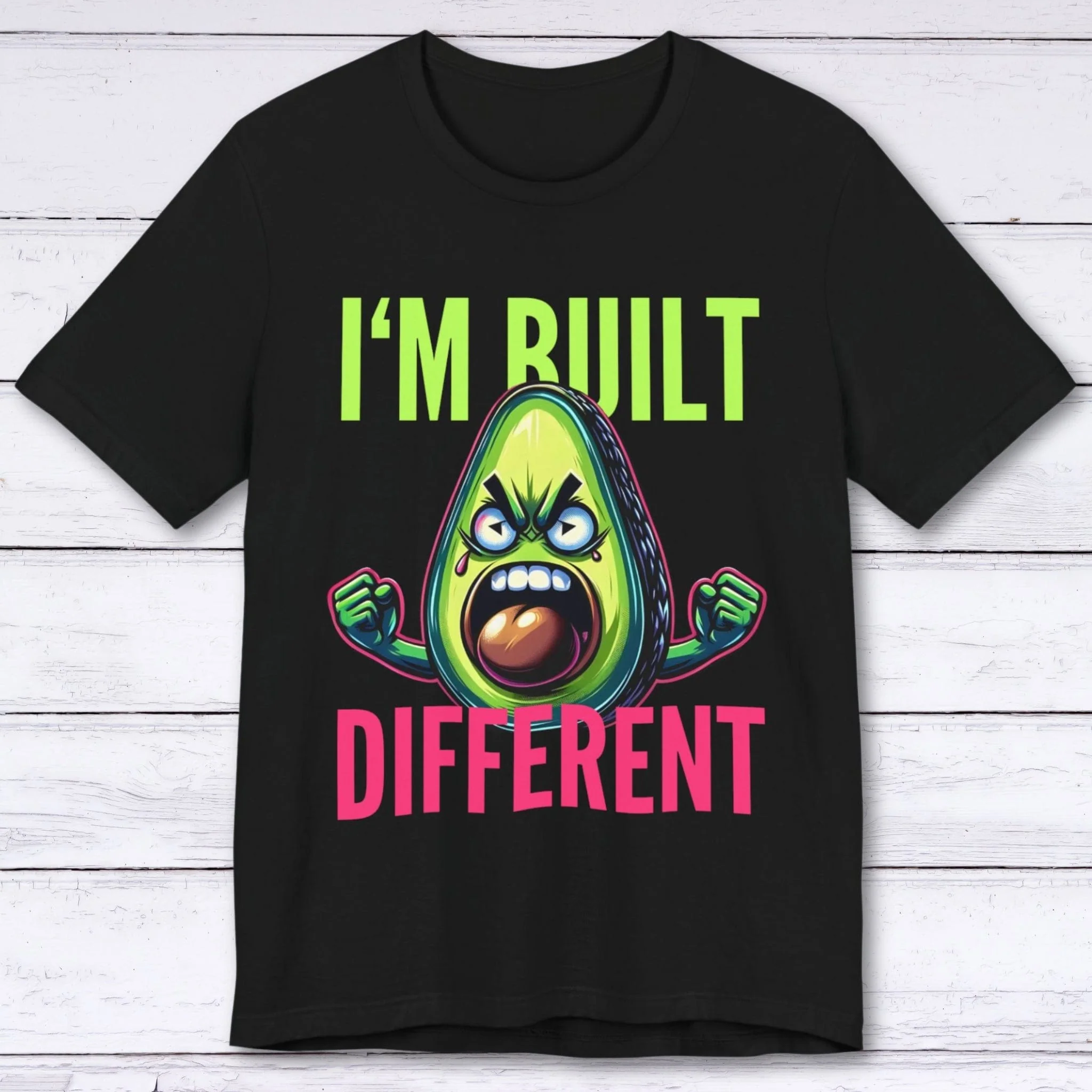 I'm Built Different Avocado T-shirt