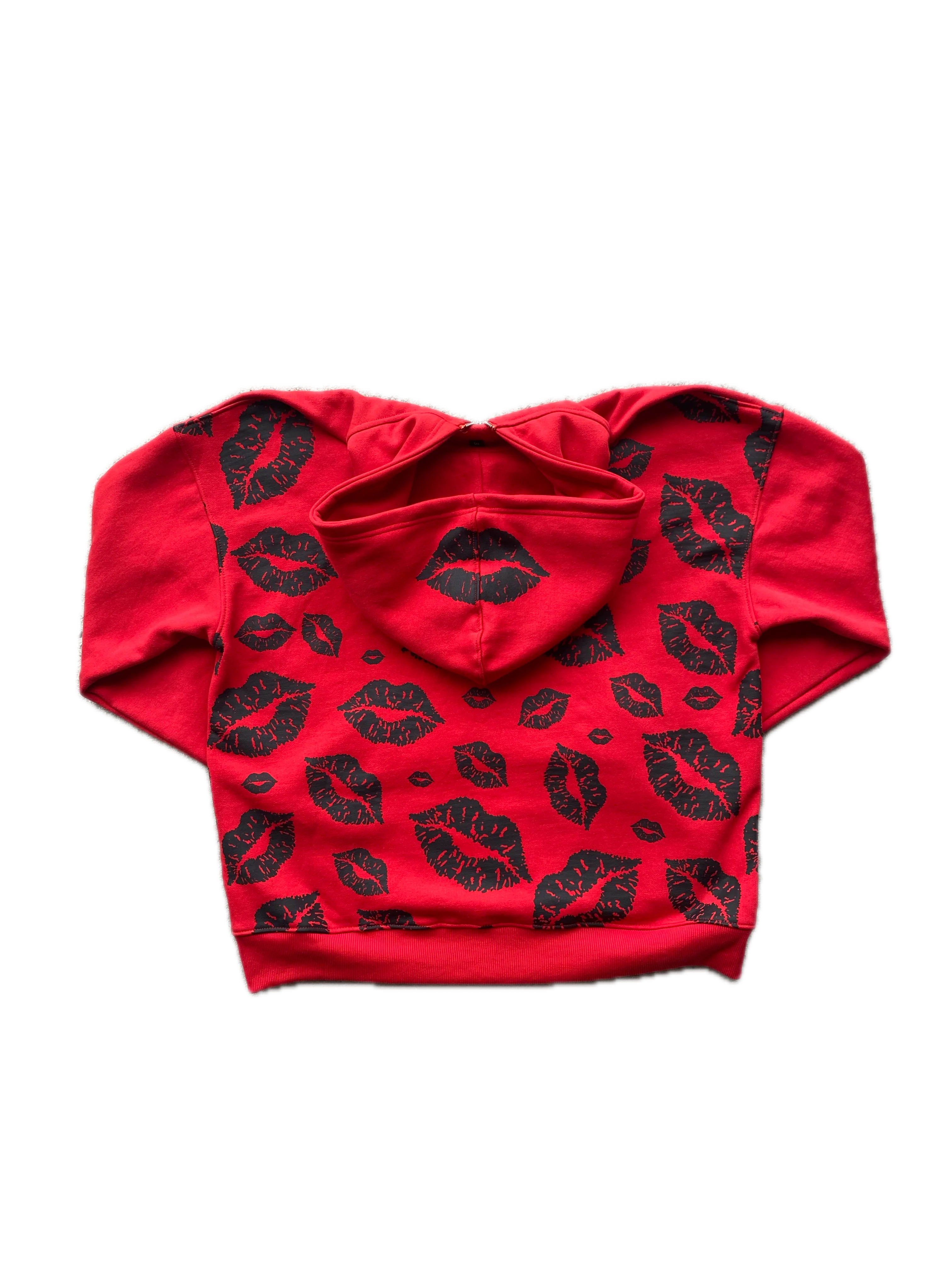 Crimson Kisses Zipup