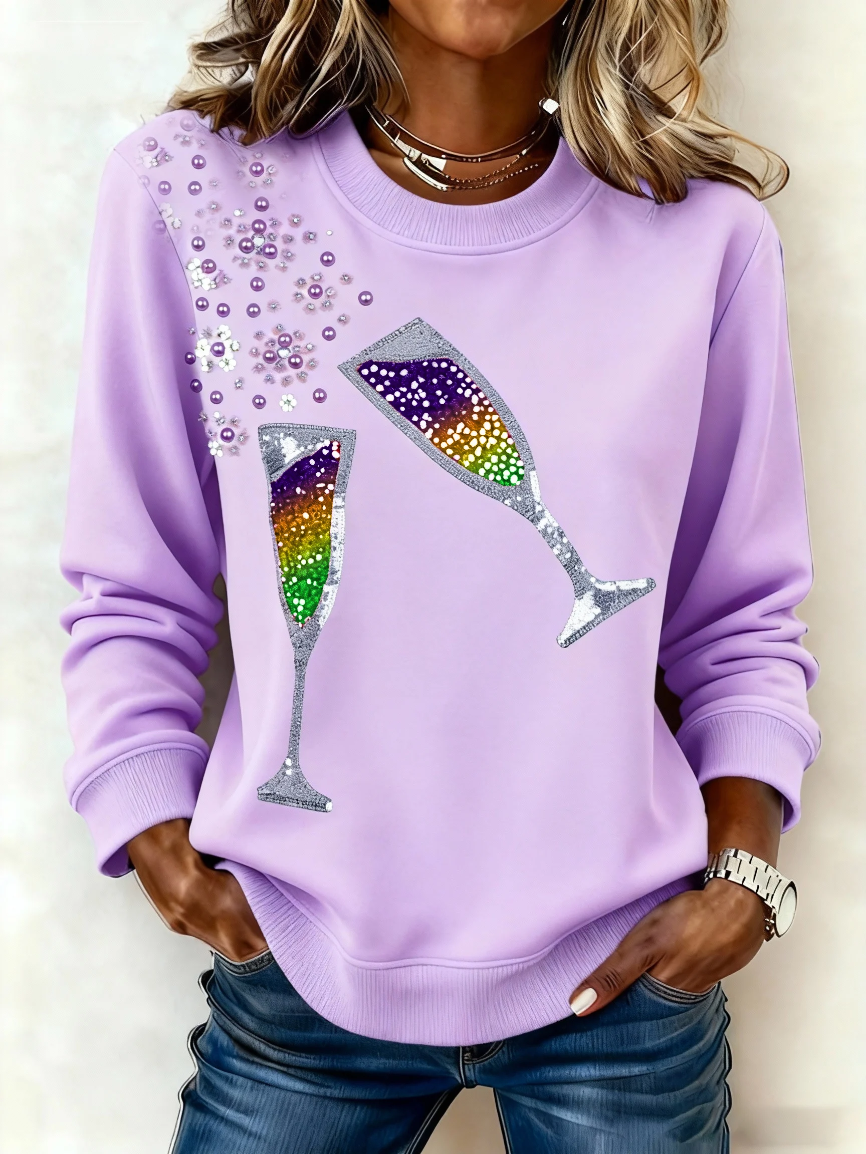 Women's casual carnival sweatshirt