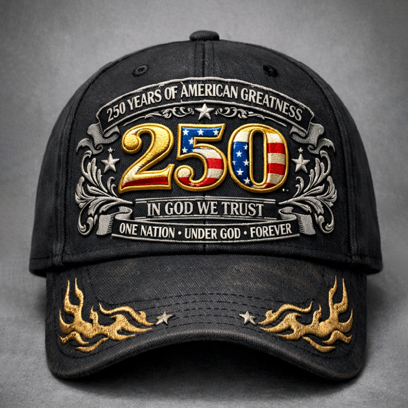 US 250th Anniversary Retro Art Print Hat