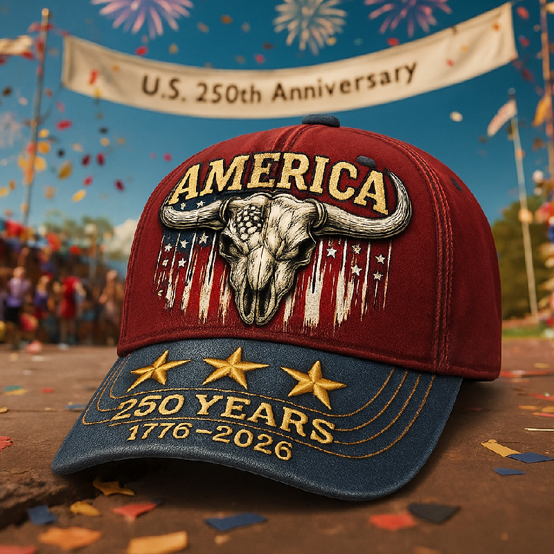 America 250th Anniversary Art Hat