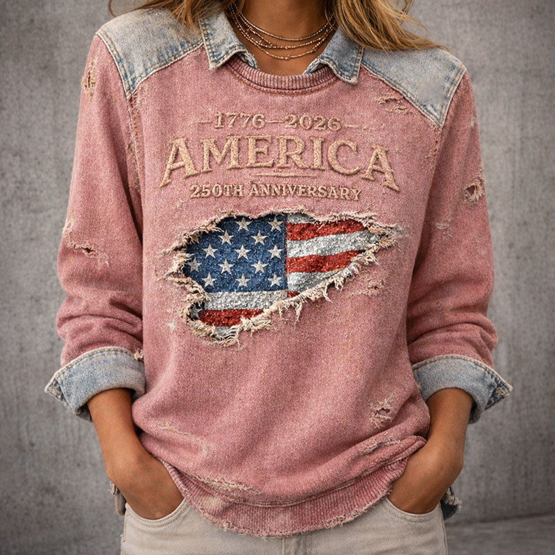 Women's US 250th Anniversary Art Casual Sweatshirt