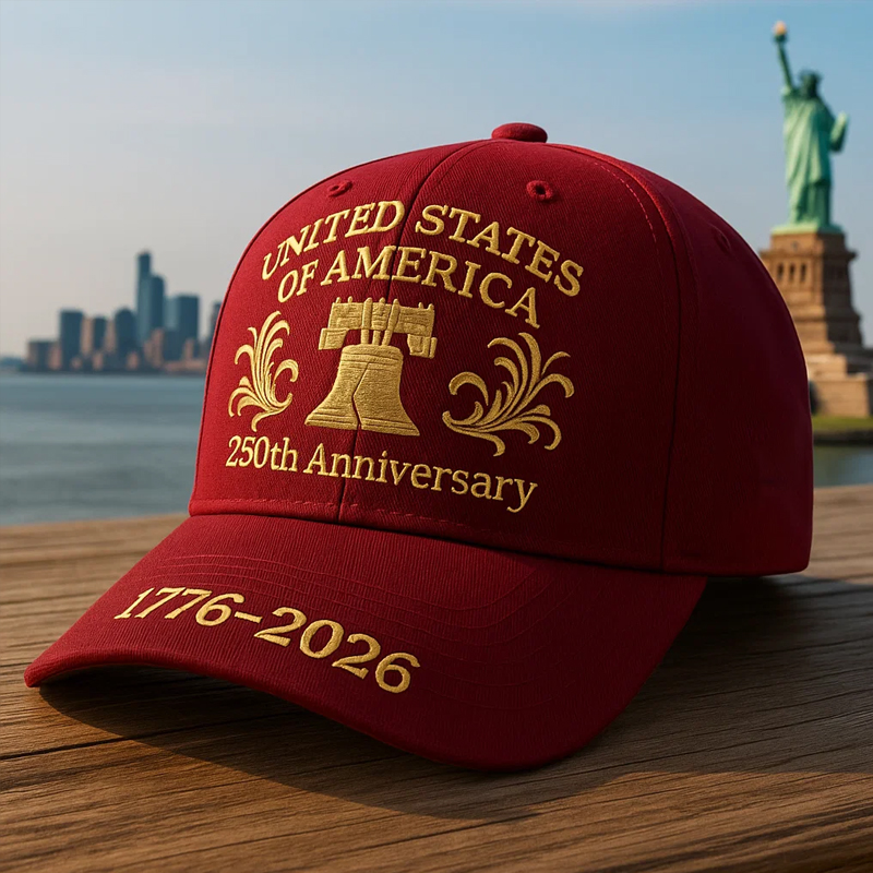 US 250th Anniversary Printed Casual Hat