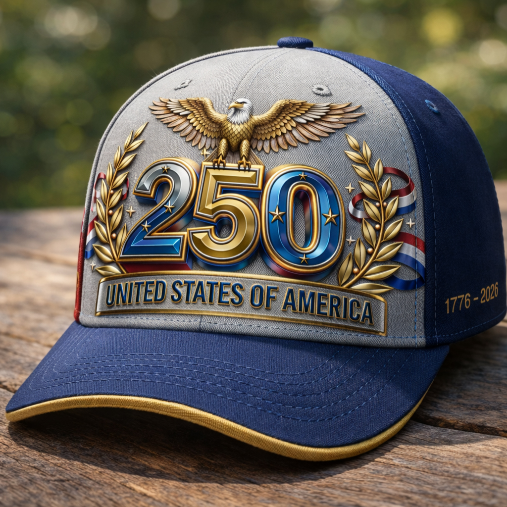 U.S. 250th Anniversary Art Print Casual Hat