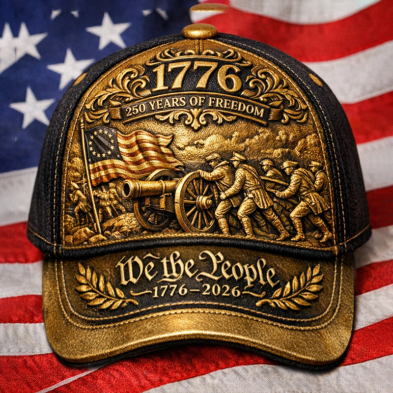 US 250th Anniversary Retro Art Print Hat