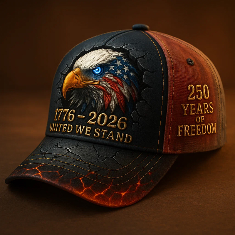 250th Anniversary of the United States Printed Casual Hat