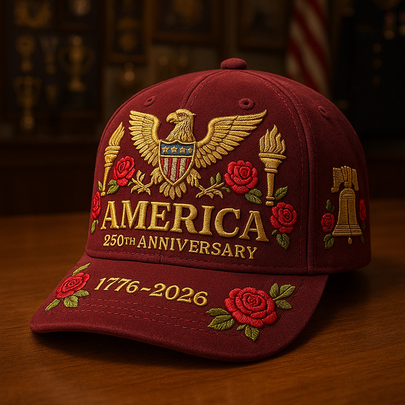 US 250th Anniversary Printed Casual Hat