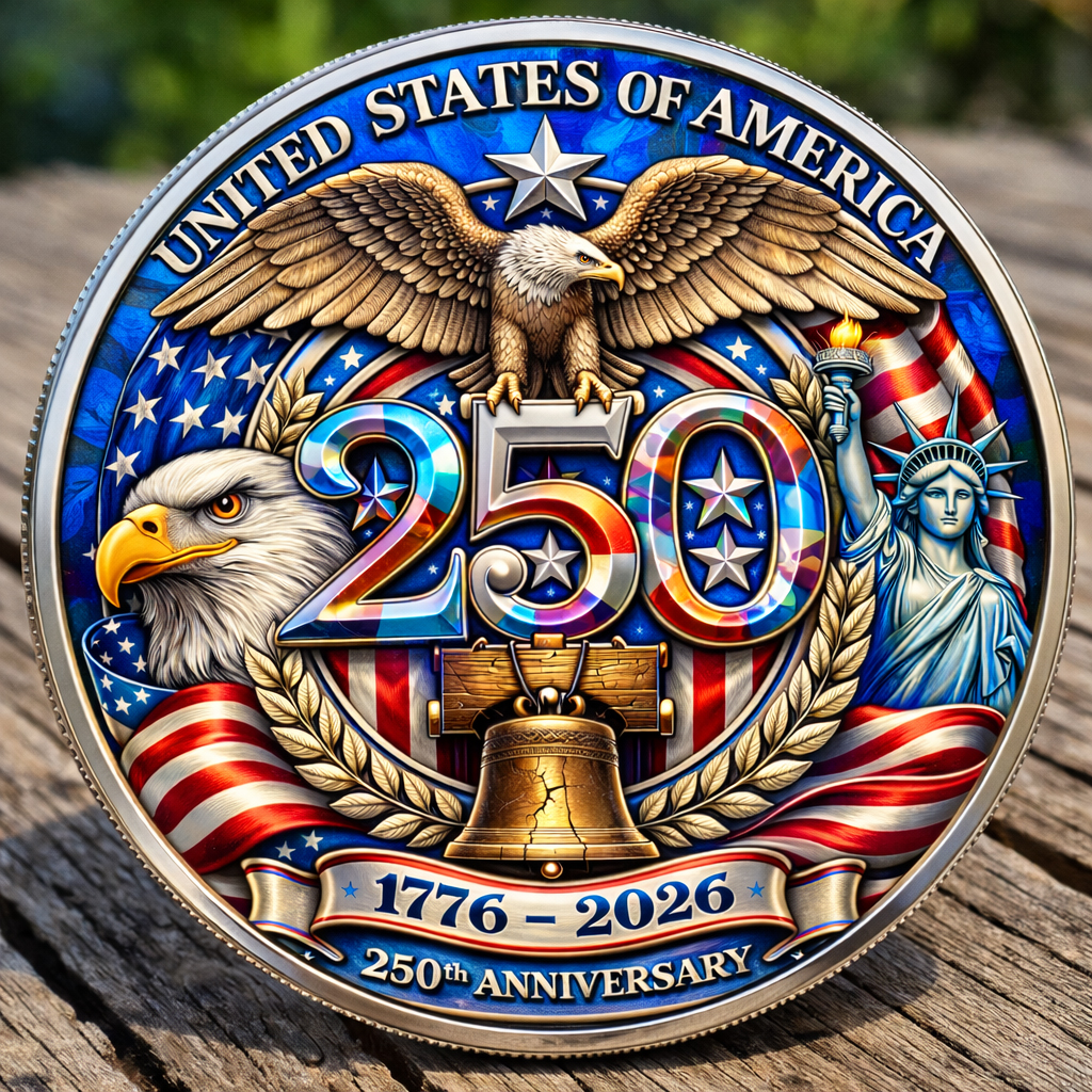 US 250th Anniversary Commemorative Coin