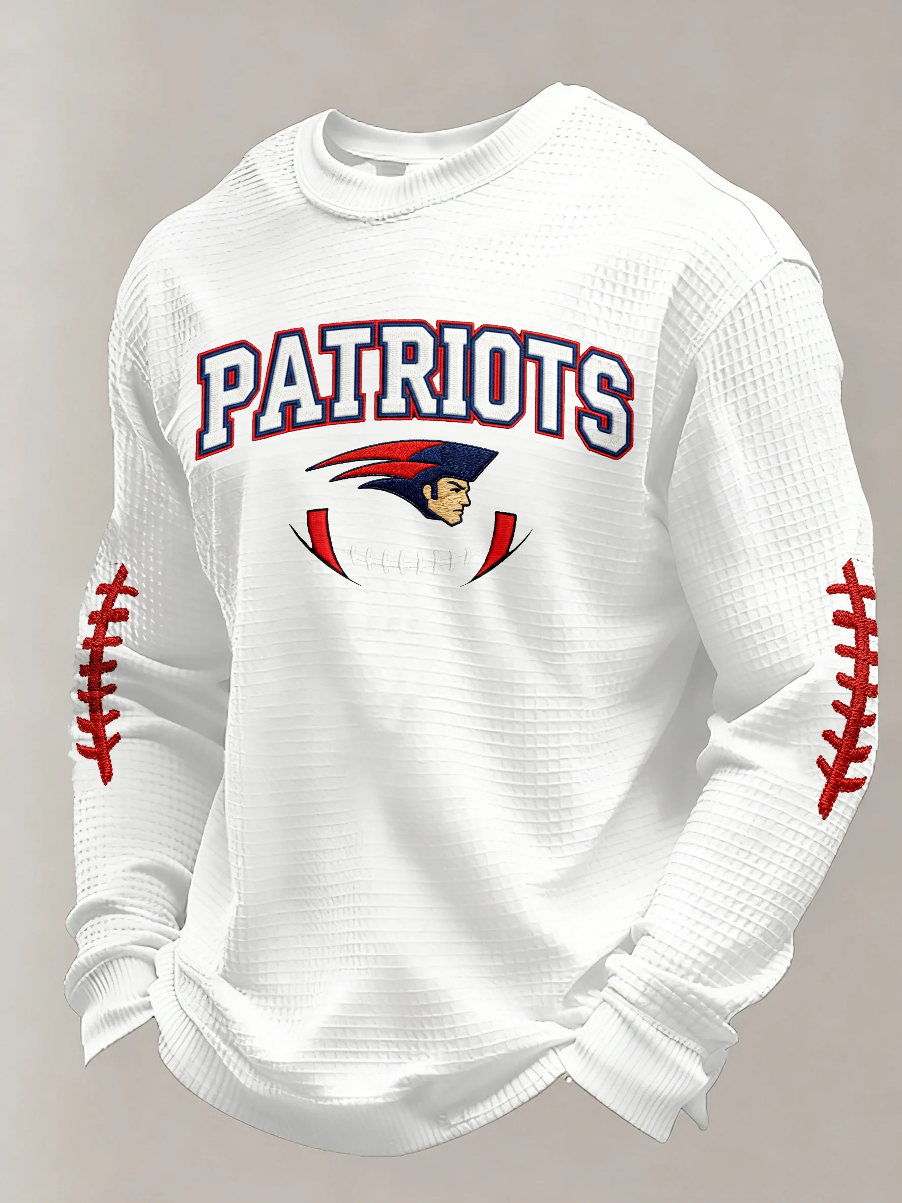 Men's rugby team crewneck printed sweatshirt