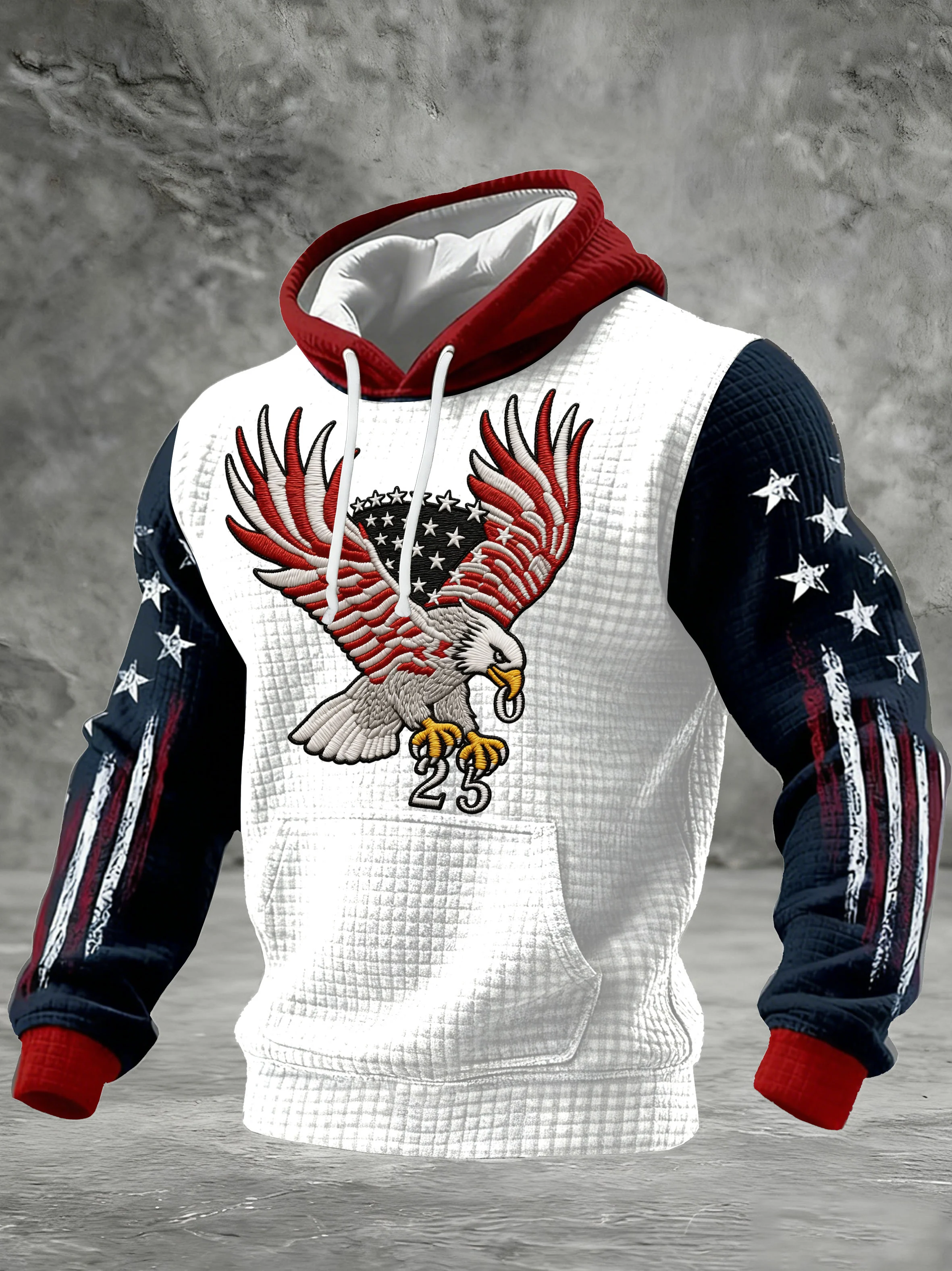 Men's Retro 250th Anniversary Print Hoodie