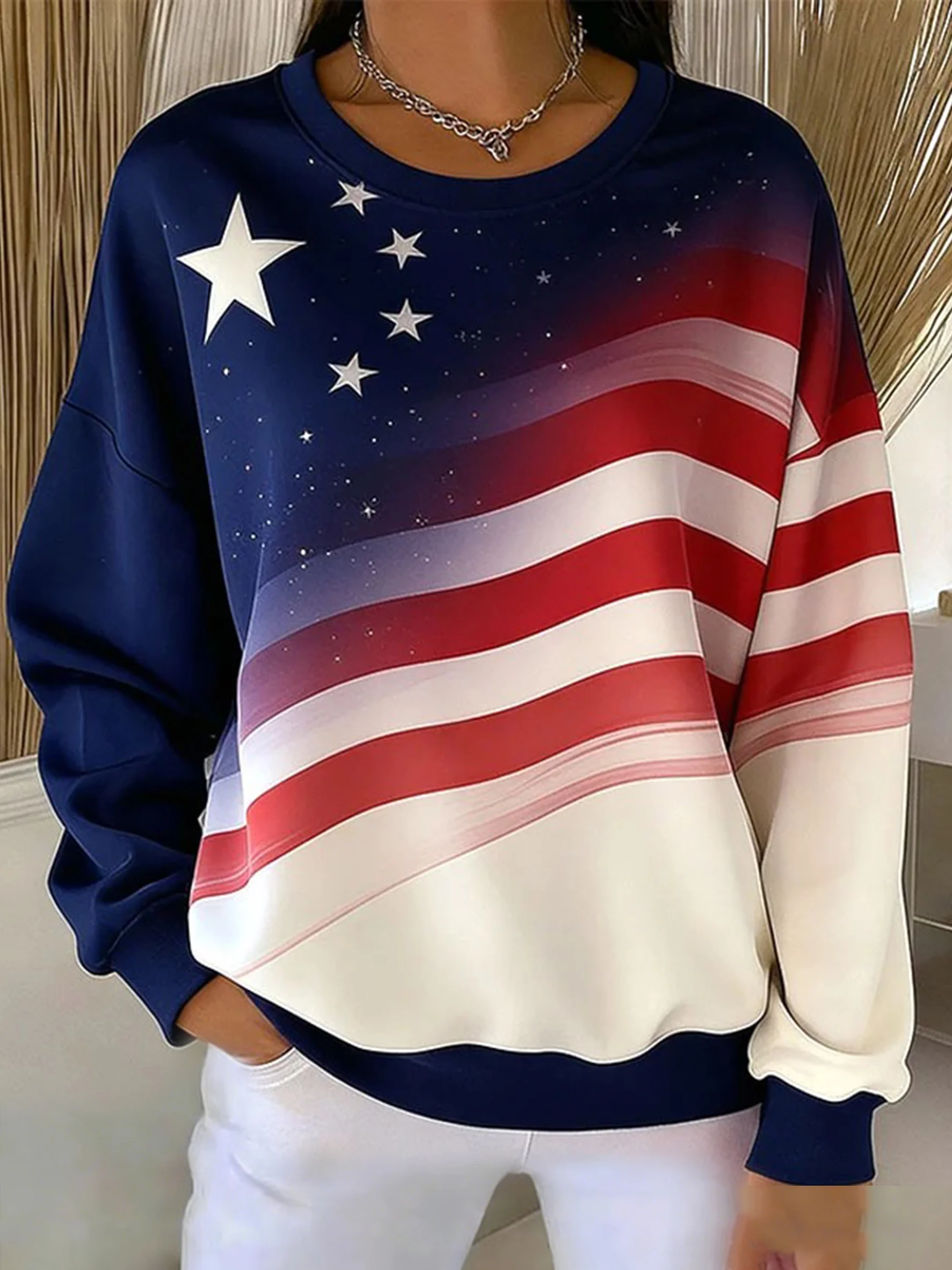 Women's 250th Anniversary Printed Crew Neck Top