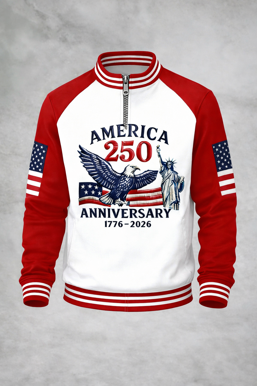 250th Anniversary Flag Casual Coat