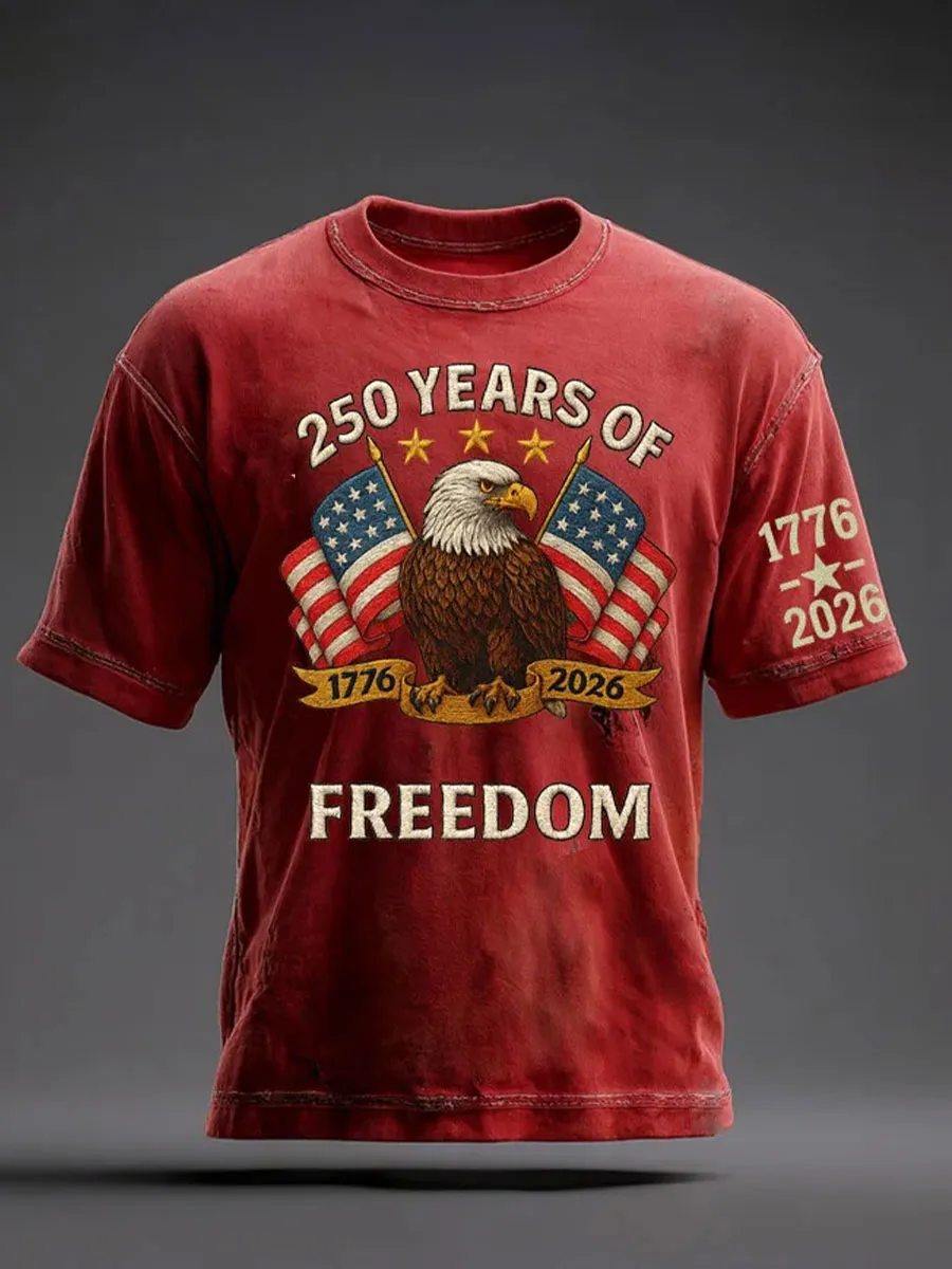 250th Anniversary Flag Casual T-Shirt
