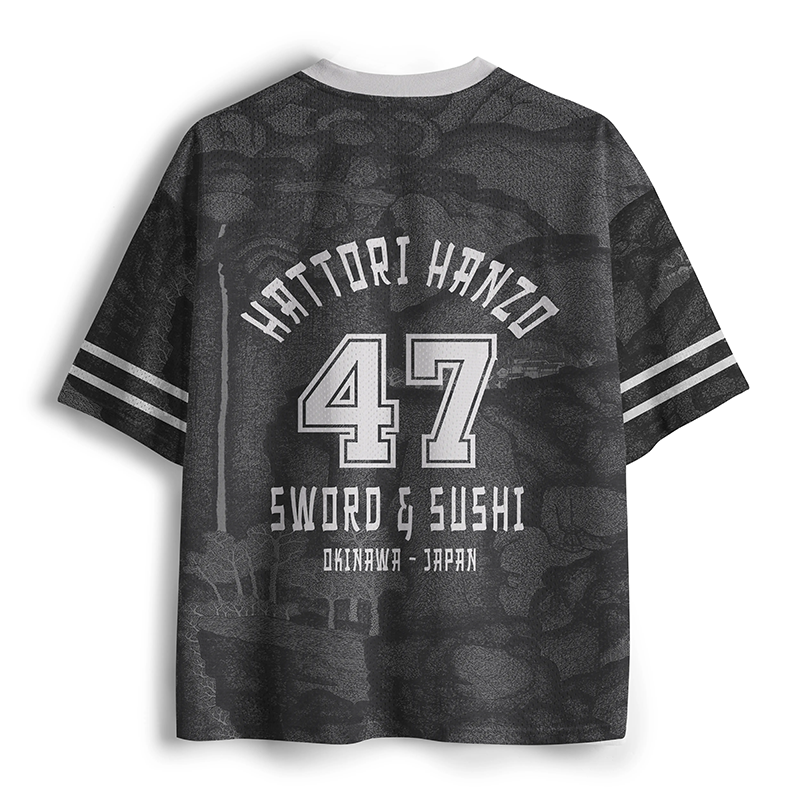 Tokyo-Tiger Hattori Lion Japanese Samurai Mesh Jersey