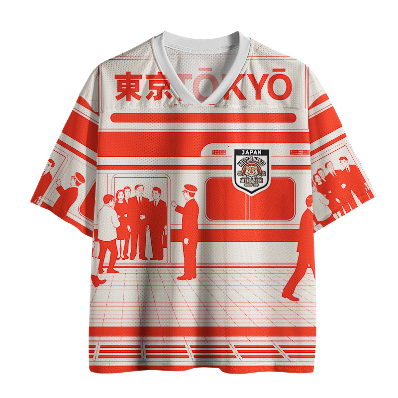 Tokyo-Tiger Tokyo Subway Chronicles Japanese Mesh Jersey
