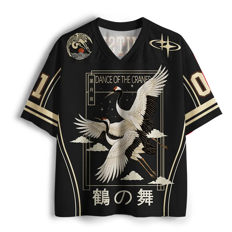 Tokyo-Tiger Dance Of The Cranes Mesh Jersey