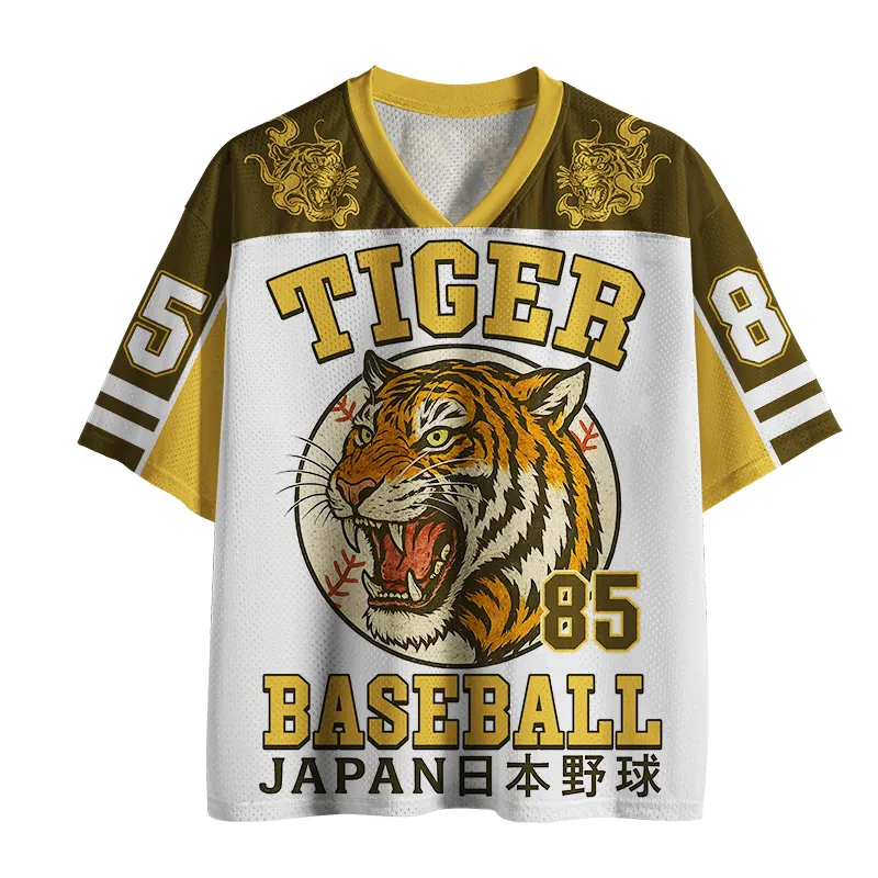 Tokyo-Tiger Osaka Japan Baseball Team Mesh Jersey