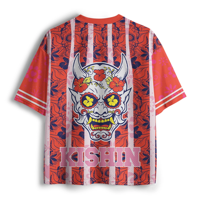 Tokyo-Tiger Kishin Mask Japanese Mesh Jersey