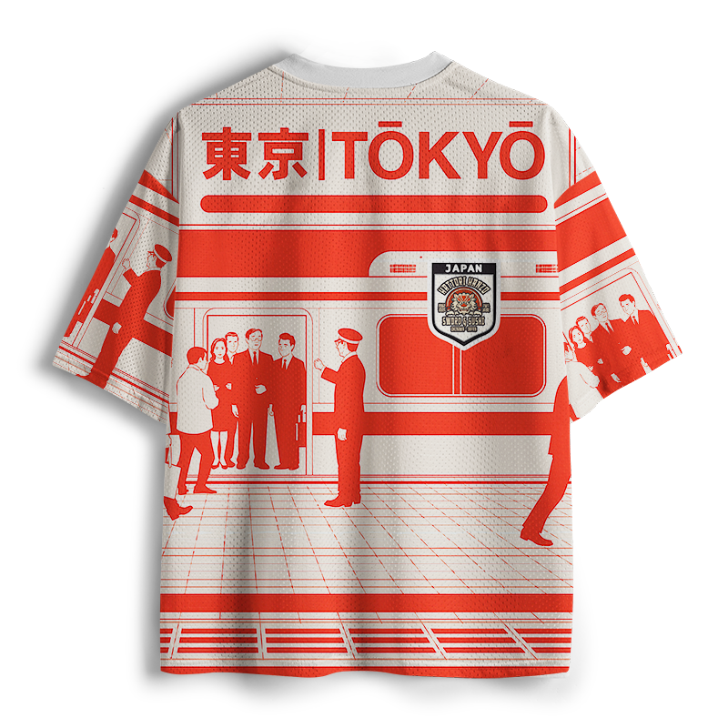 Tokyo-Tiger Tokyo Subway Chronicles Japanese Mesh Jersey
