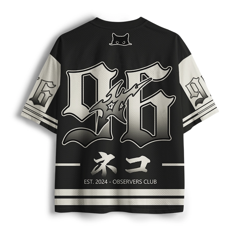 Tokyo-Tiger A Cat That Spies Mesh Jersey