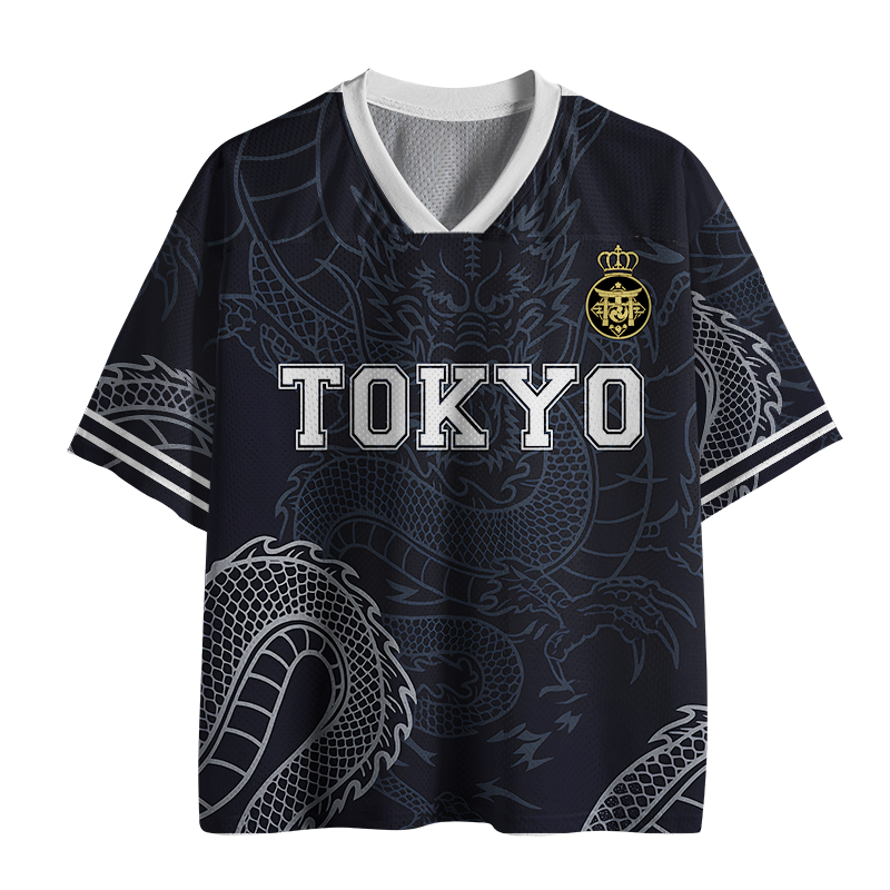 Tokyo-Tiger Rise Of The Dragon Japanese Mesh Jersey