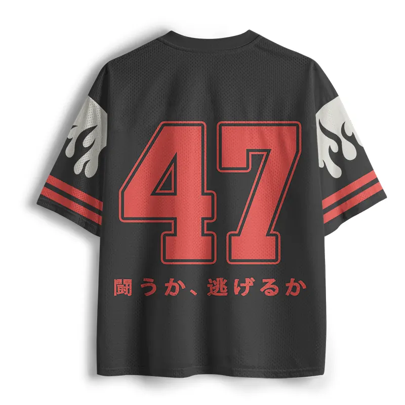 Tokyo-Tiger Funny Fight Or Flight Mesh Jersey