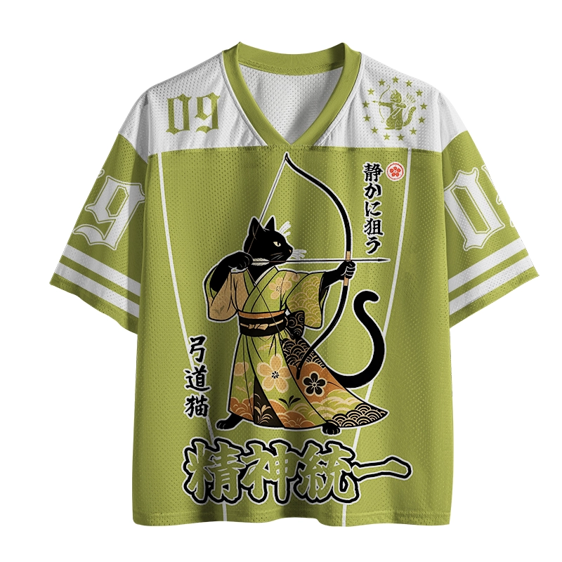Tokyo-Tiger Japan Cat Archery Mesh Jersey