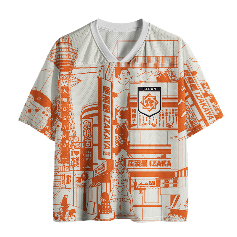 Tokyo-Tiger Izakaya Japanese Mesh Jersey