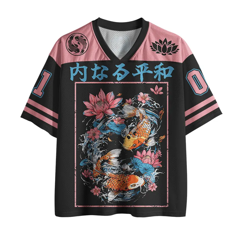 Tokyo-Tiger Koi Serenity Mesh Jersey