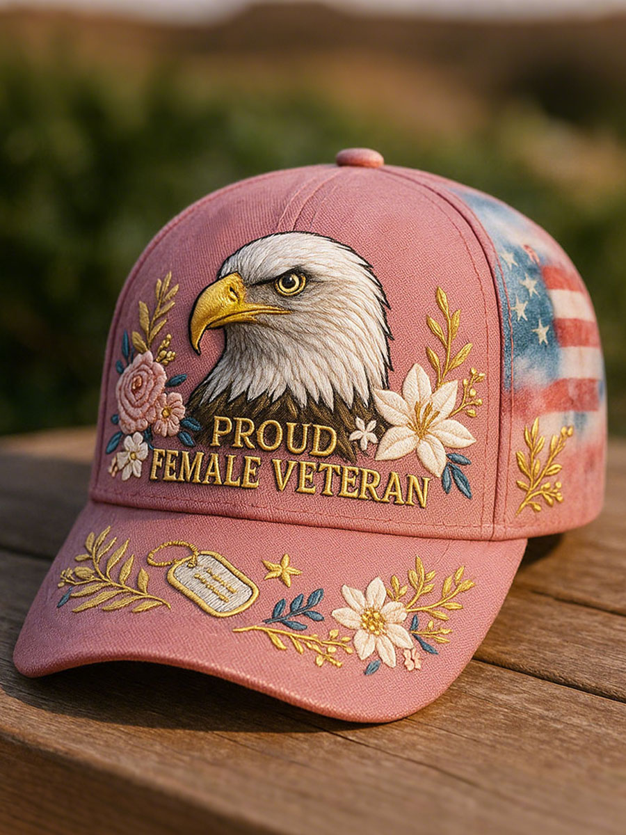 Women's Proud Female Veteran Hats