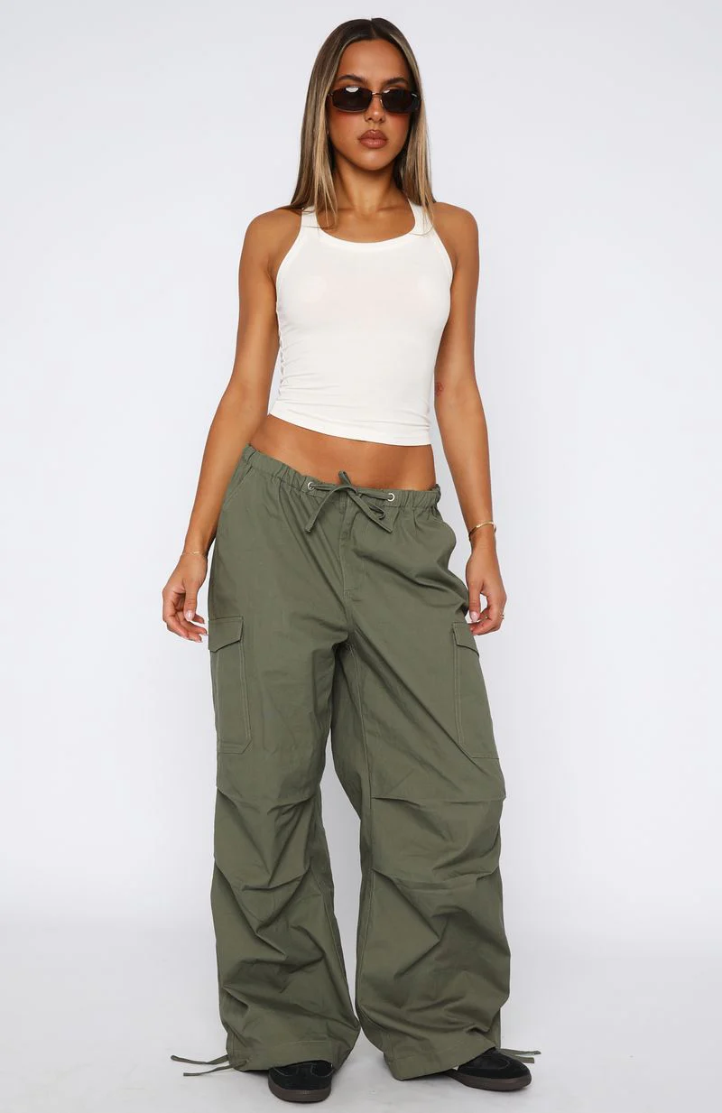 Commodity Parachute Pants Khaki