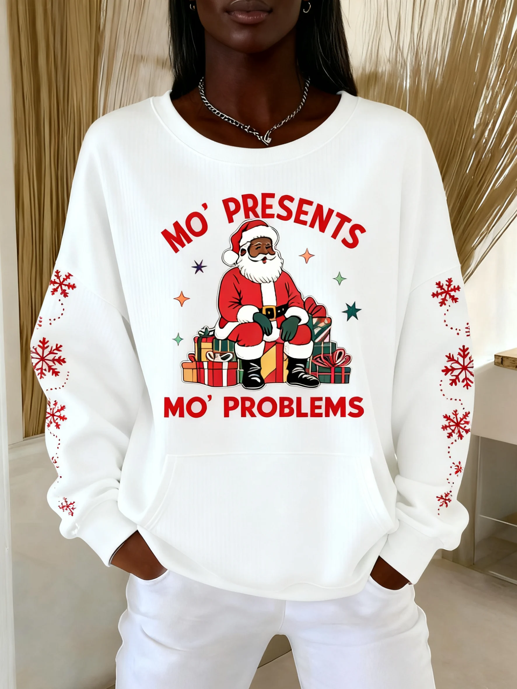 Women's Printed Casual Sweatshirt