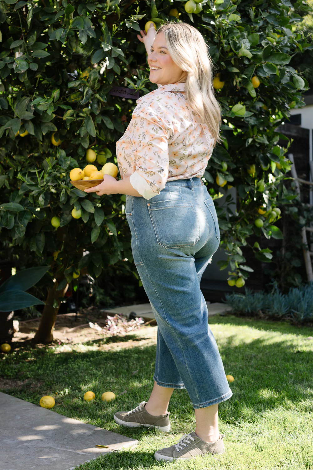 Georgia High Rise Utility Pockets Cropped Wide Leg - PLUS